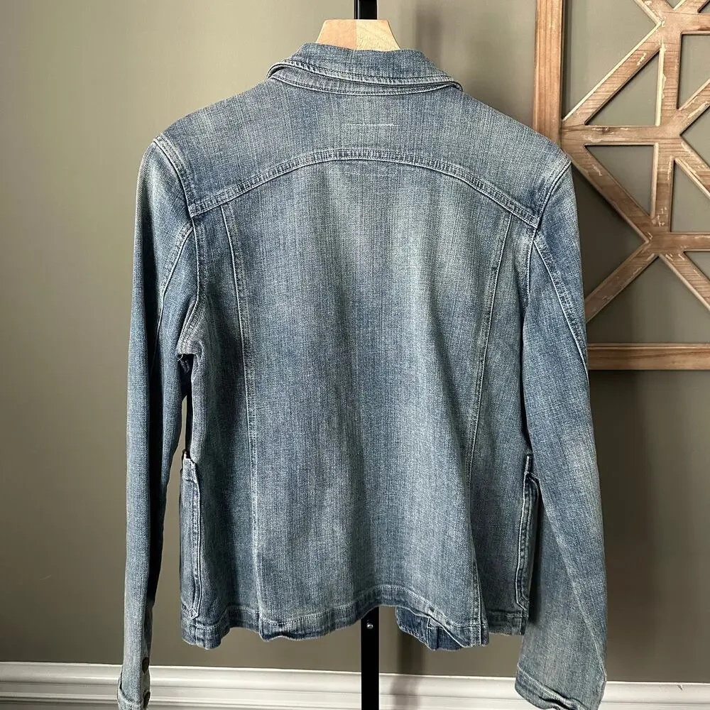 Sundance Jean Button Down Jacket Medium